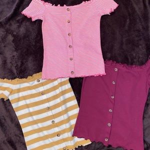 Aero off the shoulder top bundle (4)